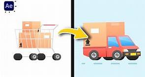 2D Delivery Motion Graphics Animation in After Effects Tutorials
