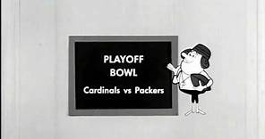 1964 Playoff Bowl: St. Louis Cardinals vs. Green Bay Packers Highlights
