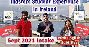 Masters In Ireland | Indian Student Experience Sept 2021 | National College of Ireland | DCU |Dublin