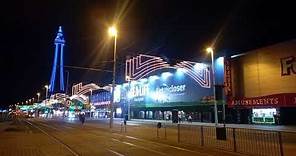 Blackpool's Golden Mile at Night (17 October 2023)