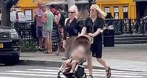Chloe Sevigny takes a stroll with her daughter in New York