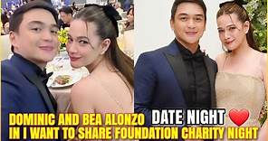 Dominic Roque and Bea Alonzo in I WANT TO SHARE Foundation Charity Night | My Beautiful Date