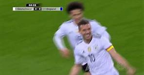 [22.03.2017] Deutschland - England Podolski Tor