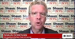 NYC mayor candidate Shaun Donovan says city needs a "new New Deal"