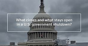 US government shutdown: What is it and who would be affected?