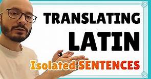 TRANSLATING LATIN into ENGLISH (simple sentences) 🏛️ Latin course #1
