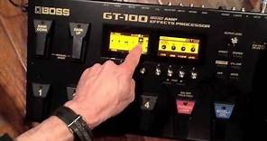 BOSS GT 100 Connections with Roland GA 212