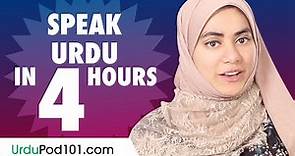 Learn How to Speak Urdu in 4 Hours