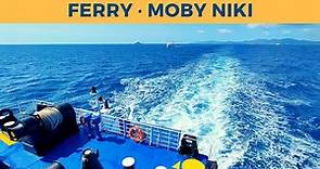 Passage on ferry MOBY NIKI, Portoferraio-Piombino (Moby Lines)