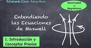 Entendiendo las Ecuaciones de Maxwell - 1/ Introducción y Conceptos Previos