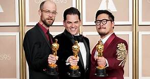 ‘Everything Everywhere’s Dan Kwan & Jonathan Wang On Meeting Moment Of “Mental Health Crisis” With “A Shotgun Blast Of Joy And Absurdity And Creativity” – Oscars Backstage