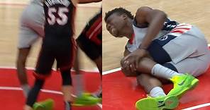 Thomas Bryant NASTY injury | Wizards vs Heat