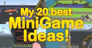 Minecraft - How to make my 20 BEST Minigames! - My 20 Favorite Minigame ideas