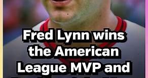 Nov. 26, 1975 – Fred Lynn wins the American League's Most Valuable Player and Rookie of the Year