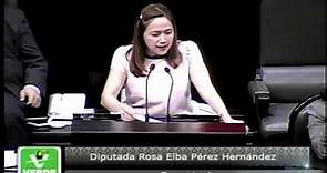 Dip. Rosa Pérez (PVEM) - Ley de Amnistía de 1978