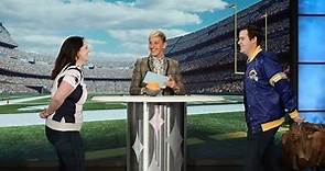 Ellen Puts a Couple Head-to-Head in a Super Bowl Ticket Showdown
