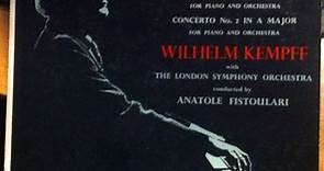 Liszt - Wilhelm Kempff With The London Symphony Orchestra Conducted By Anatole Fistoulari - Piano Concerto No. 1 / Piano Concerto No. 2