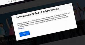 Final Nail in the Coffin for Yahoo Groups Lands Dec. 15