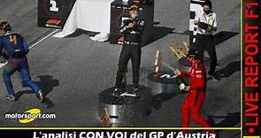LIVE REPORT F1: L'analisi CON VOI del GP d'Austria