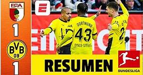 Borussia Dortmund dividió puntos ante el Augsburgo tras empate 1-1, con gol de Malen | Bundesliga
