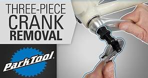 Crank Removal and Installation - Three Piece Crankset (Square Spindle, ISIS, Octalink)
