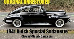 Original 1941 Buick Special Sedanette - Charvet Classic Cars