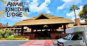 Disney's Animal Kingdom Lodge Resort Tour & Walkthrough in 4K | Walt Disney World Florida 2021