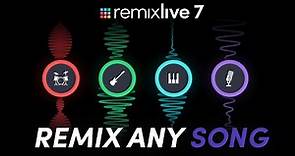 Extract stems with AI Remix I Remixlive 7