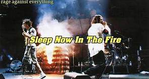 Rage Against The Machine - Sleep Now In The Fire (Subtitulada al Español).