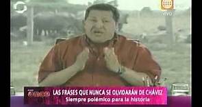 A las Once -Las frases que nunca se olvidarán de Chávez- 05/03/13