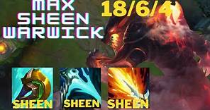 THIS MAX SHEEN WARWICK IS THE NEW META (Q DOES 1000 DAMAGE)