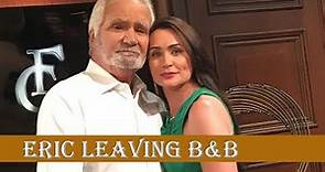 Is John T McCook (Eric Forrester) leaving The Bold and the Beautiful?