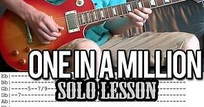 Guns N'Roses - One In A Million Solo Lesson (With Tab)