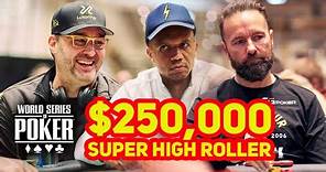 World Series of Poker 2023 | $250,000 Super High Roller Day 2 with Daniel Negreanu & Phil Ivey
