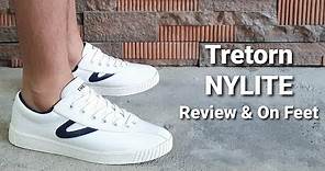 TRETORN NYLITE (WHITE/NIGHT BLUE) from RES TOE RUN - REVIEW and ON FEET | Sneakers Yo