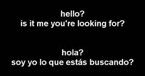 Lionel Richie - Hello (Letra En Español)