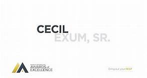 AOE 2017 | Cecil Exum, Sr.