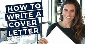 Writing a Cover Letter for an Internship