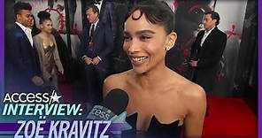 Zoë Kravitz On Channing Tatum's 'Batman' Premiere Support: It's 'Very Sweet'