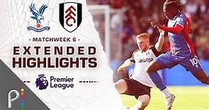 Crystal Palace v. Fulham | PREMIER LEAGUE HIGHLIGHTS | 9/23/2023 | NBC Sports