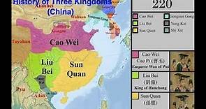 The History of Three Kingdoms (China) 189-280 AD: Every Year
