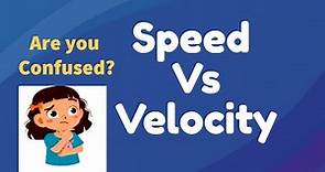 What is Velocity? Introduction & illustration with exercise.