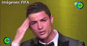 Las lágrimas de Cristiano Ronaldo al ganar el Balón de Oro 2013