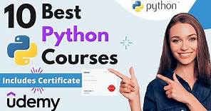 10 Best Python Courses on Udemy (2024)