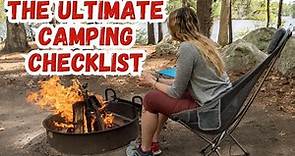 The Ultimate Camping Checklist | 11 Essential Gear & Items