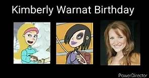 Kimberly Warnat Birthday