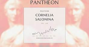Cornelia Salonina Biography | Pantheon