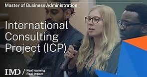 IMD MBA: International Consulting Project (ICP)