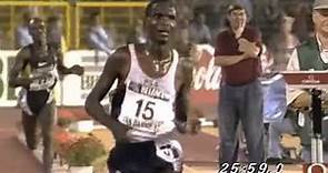 Paul Tergat, Sets a NEW WORLD RECORD 10,000m (1997) Brussels.