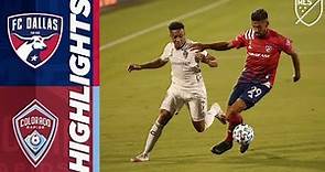 FC Dallas vs. Colorado Rapids | September 16, 2020 | MLS Highlights